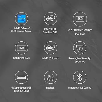 HP Slim Tower Windows 11 Home, Intel Celeron J4025(8GB Ram / 512GB